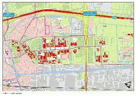 TU Delft campus map